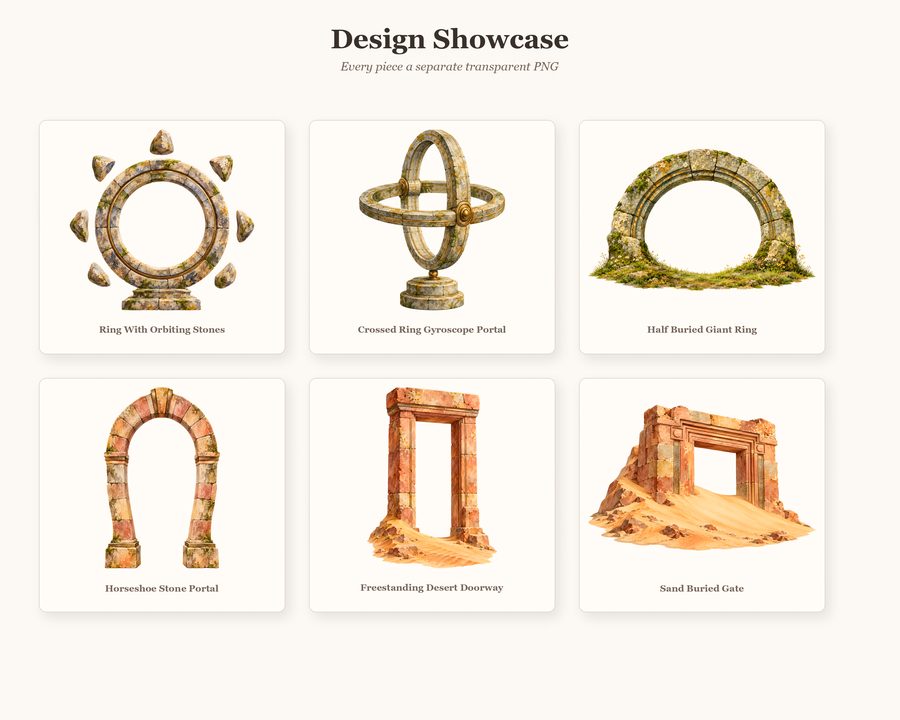 Ancient Portal Ruins Builder preview