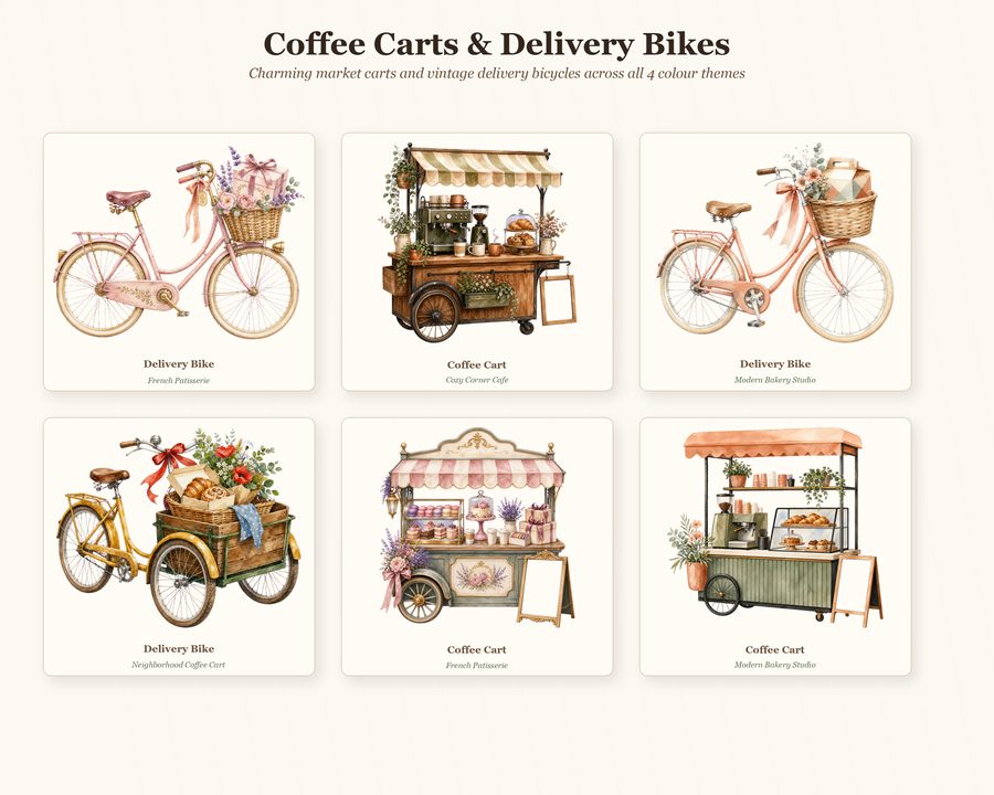 Bakery Cafe Storefront Builder preview