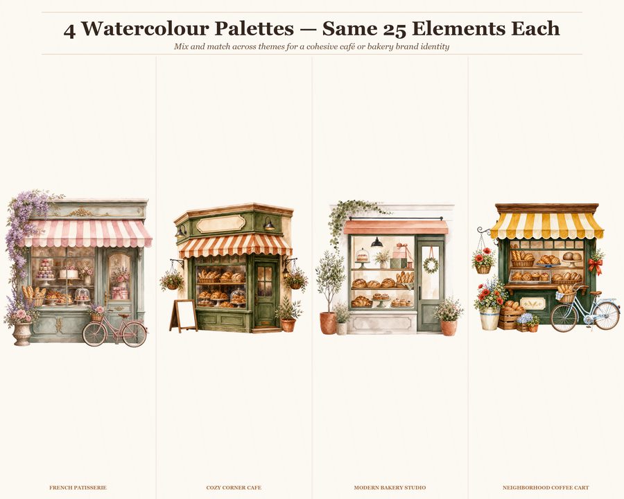 Bakery Cafe Storefront Builder preview