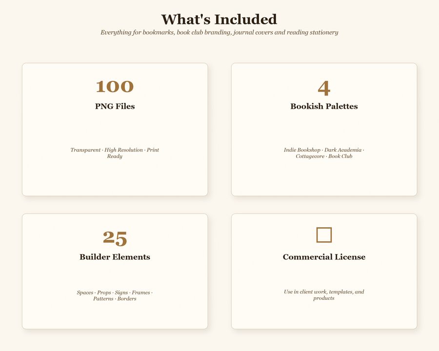 Bookshop Library Builder preview