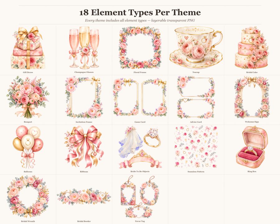 Bridal Shower Builder preview