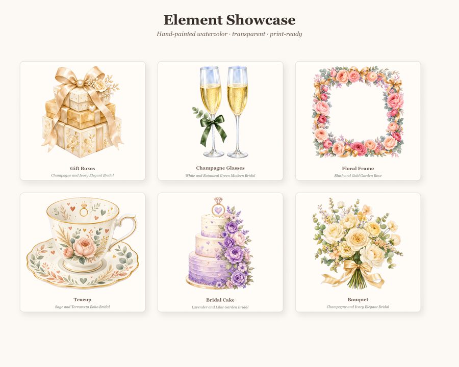 Bridal Shower Builder preview