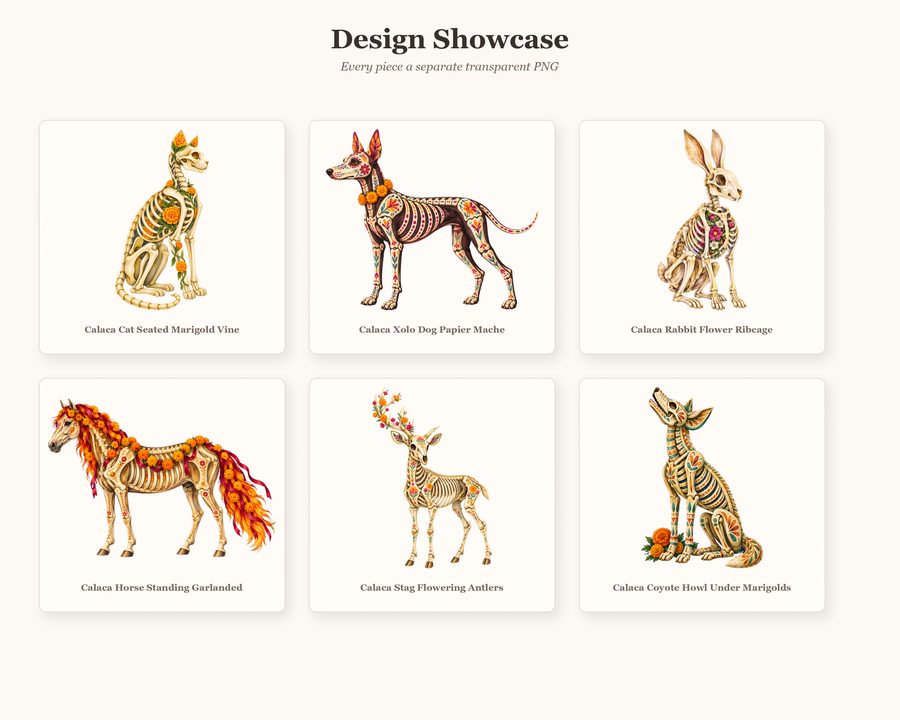 Calavera Animal Bestiary preview