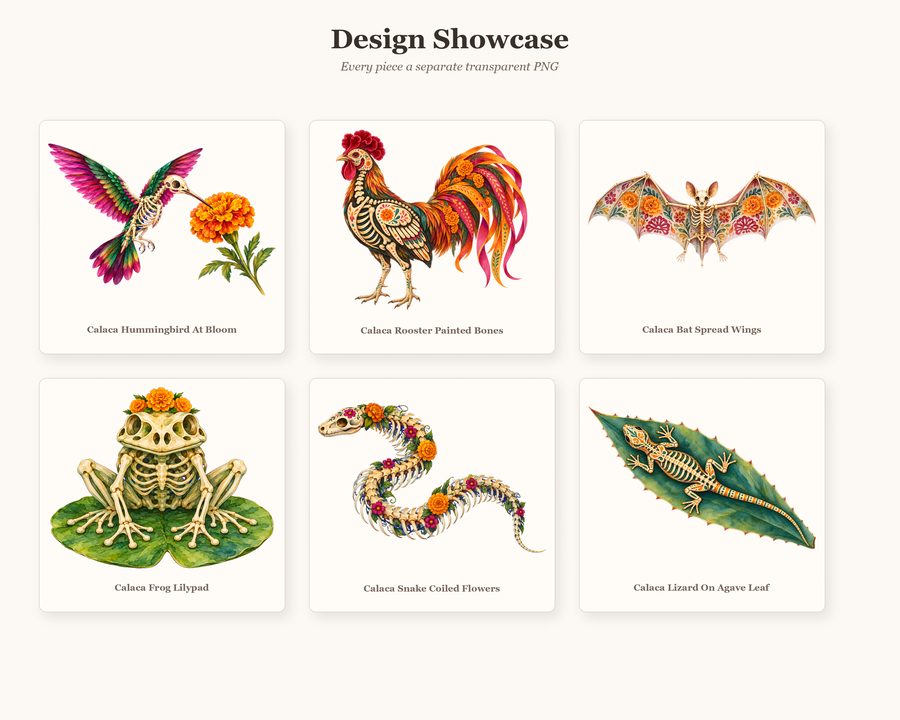 Calavera Animal Bestiary preview
