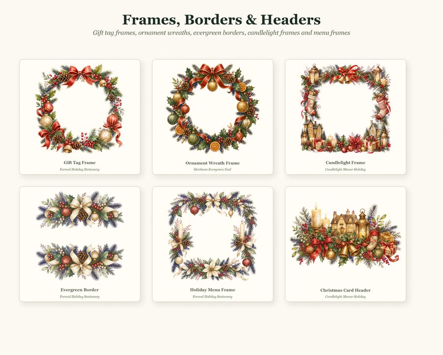 Christmas Botanical Builder preview