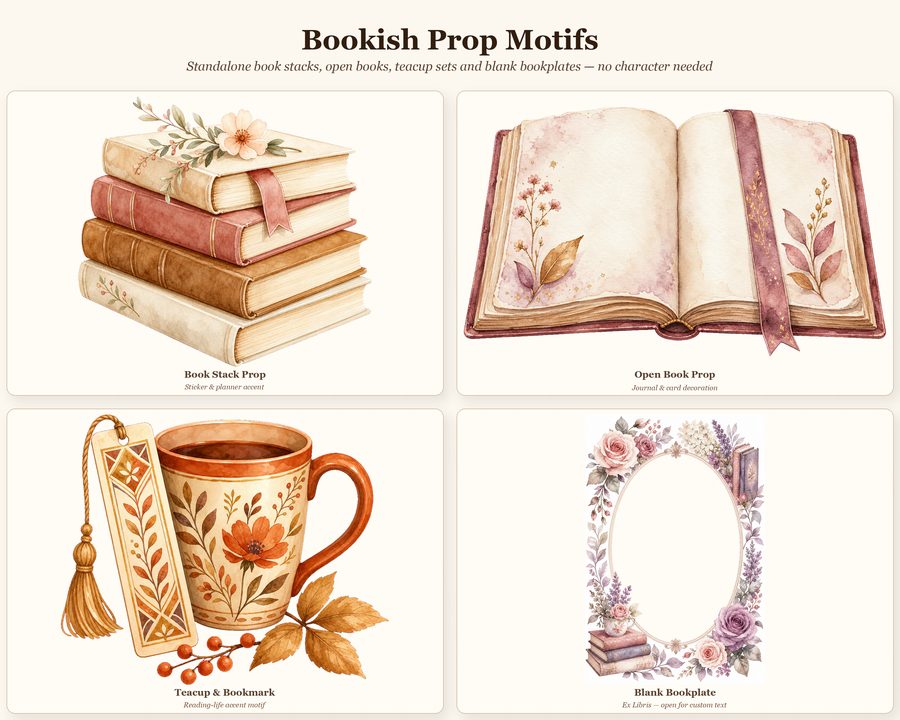 Cozy Book Lover People preview