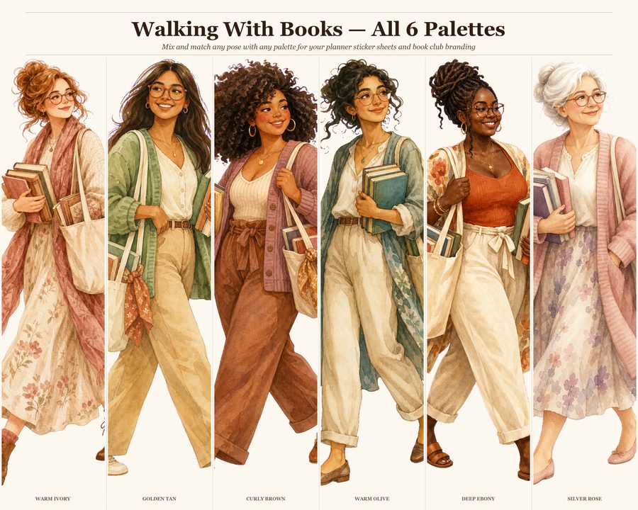 Cozy Book Lover People preview