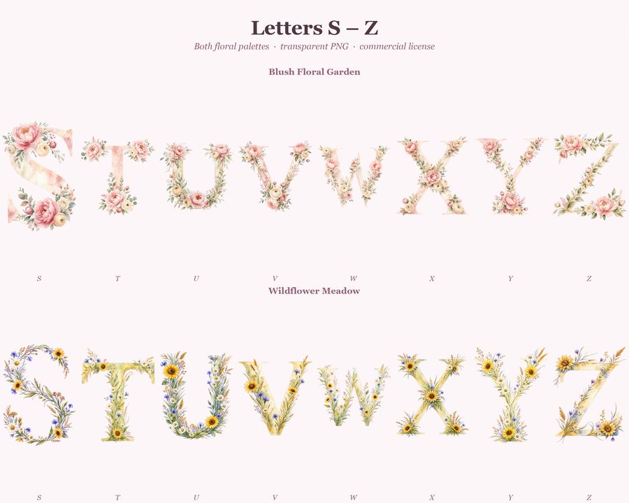 Botanical Alphabet preview