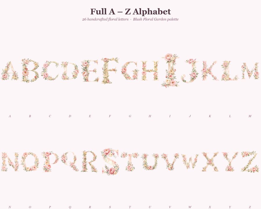 Botanical Alphabet preview