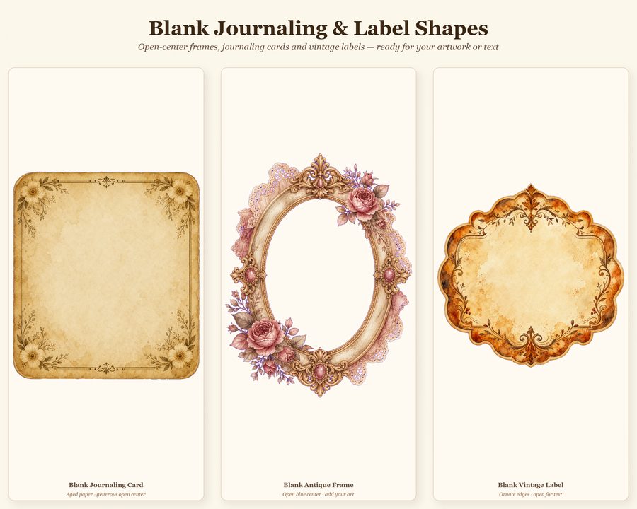Junk Journal Ephemera preview