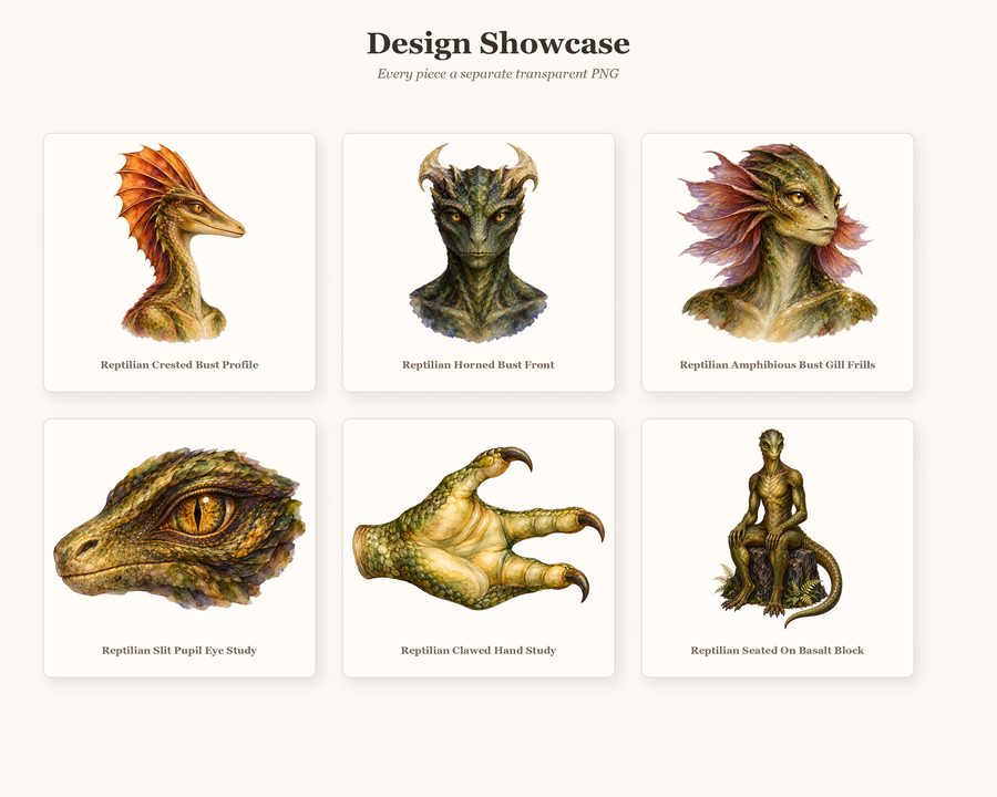 Mantis Reptilian Dark Contact Builder preview