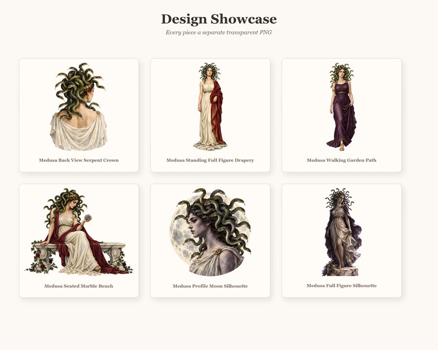 Medusa Gorgon Garden Builder preview
