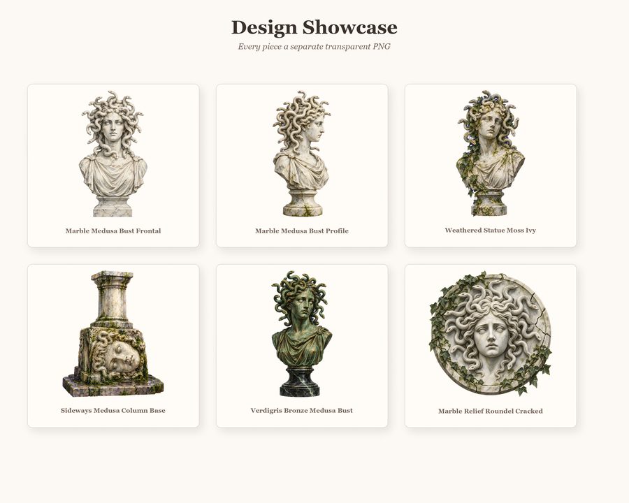 Medusa Gorgon Garden Builder preview