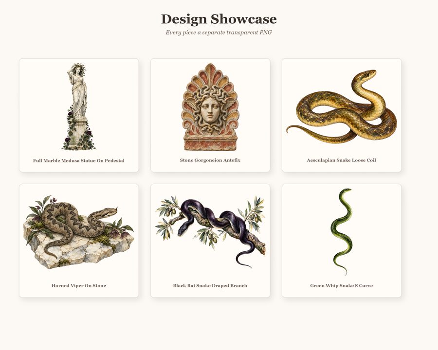 Medusa Gorgon Garden Builder preview