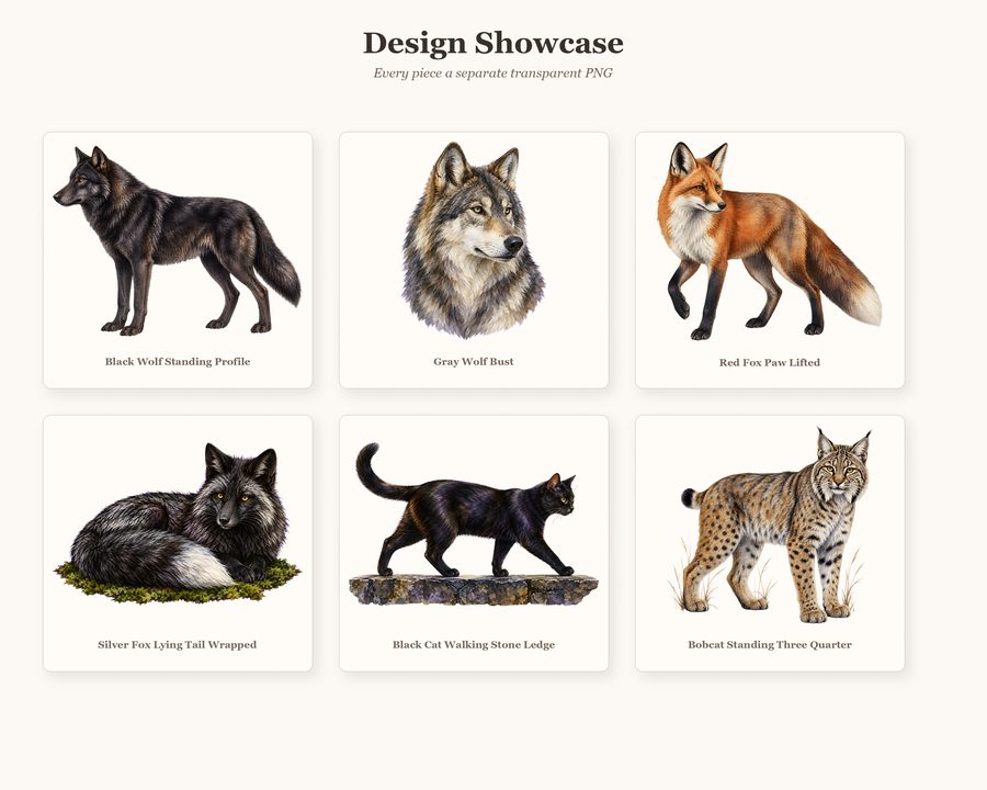 Midnight Menagerie Haunted Wildlife Builder preview