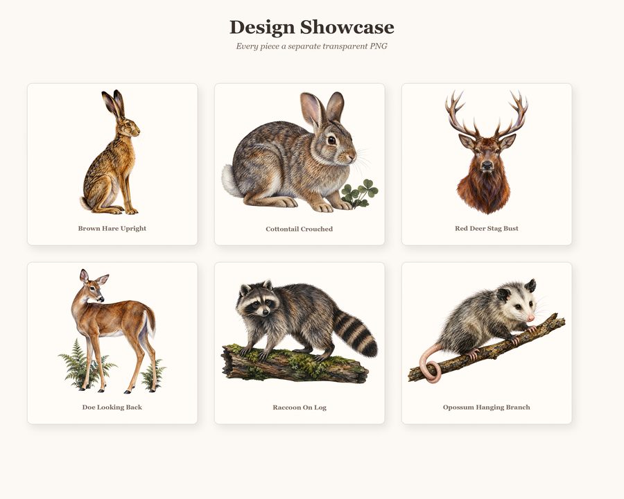 Midnight Menagerie Haunted Wildlife Builder preview