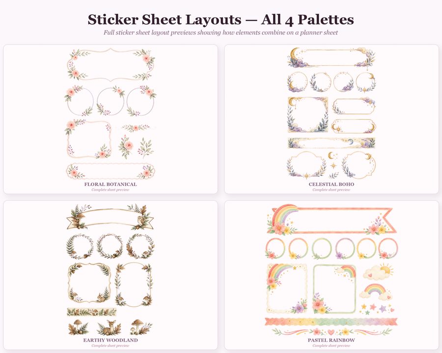 Planner Sticker Builder preview