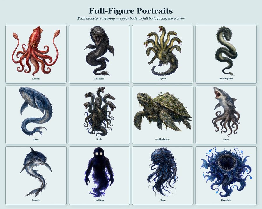 Sea Monsters preview
