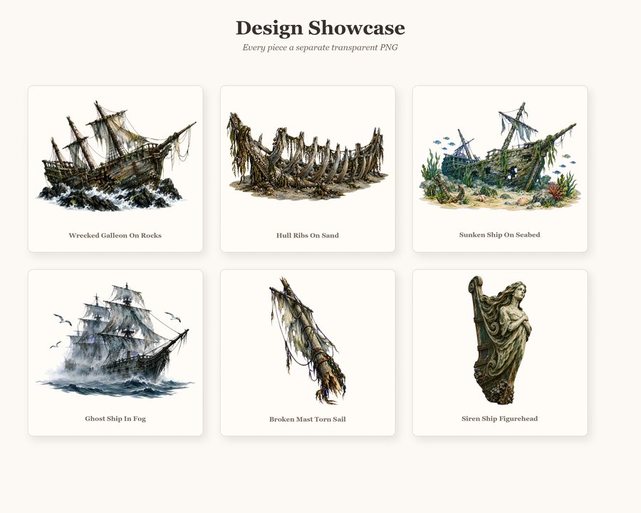 Siren Shipwreck Builder preview
