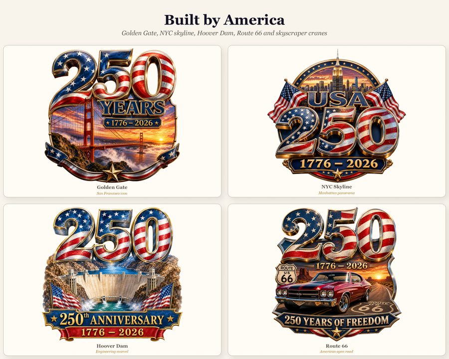 Usa 250 Celebration Builder preview